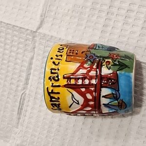 San Francisco shot ceramic planter